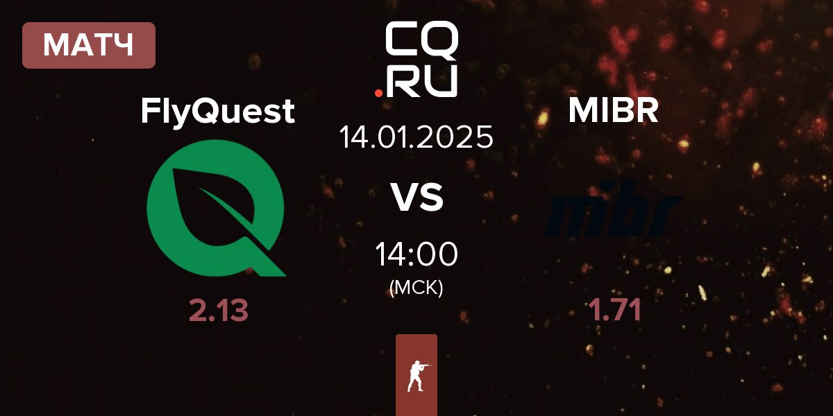 FlyQuest vs Made in Brazil 14 января 2025 смотреть матч BLAST Bounty