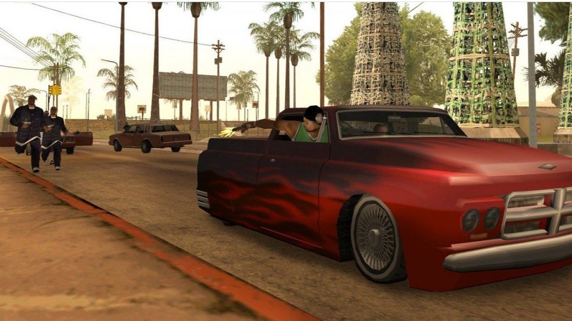 Мододел улучшил текстуры ремастера GTA San Andreas до 4К  дороги стали как реальные
