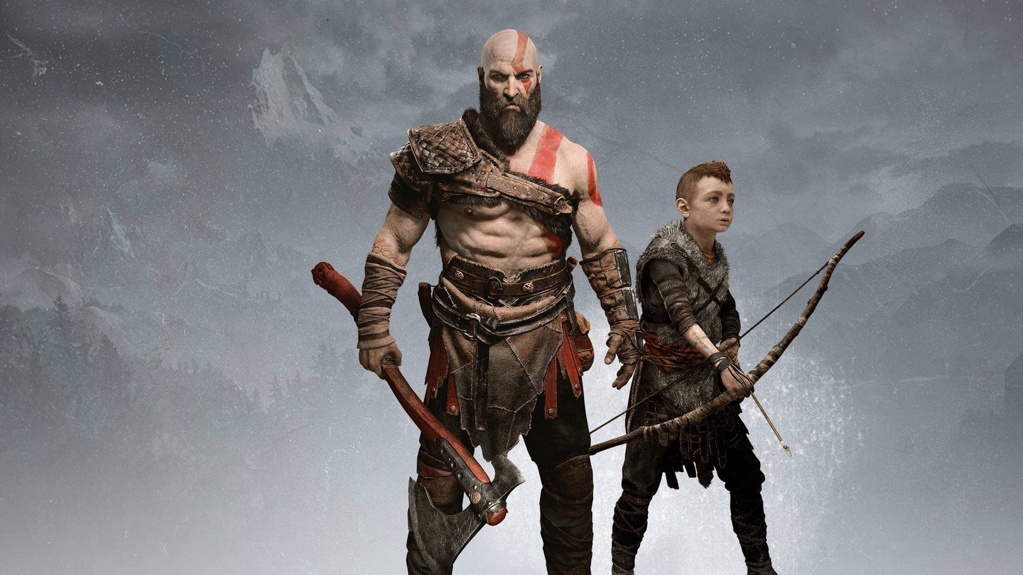 Игра года 2018. Кратос God of War 2018. Кратос из God of War 4. God of War 2018 Кратос и Атрей. God of War (игра, 2018).