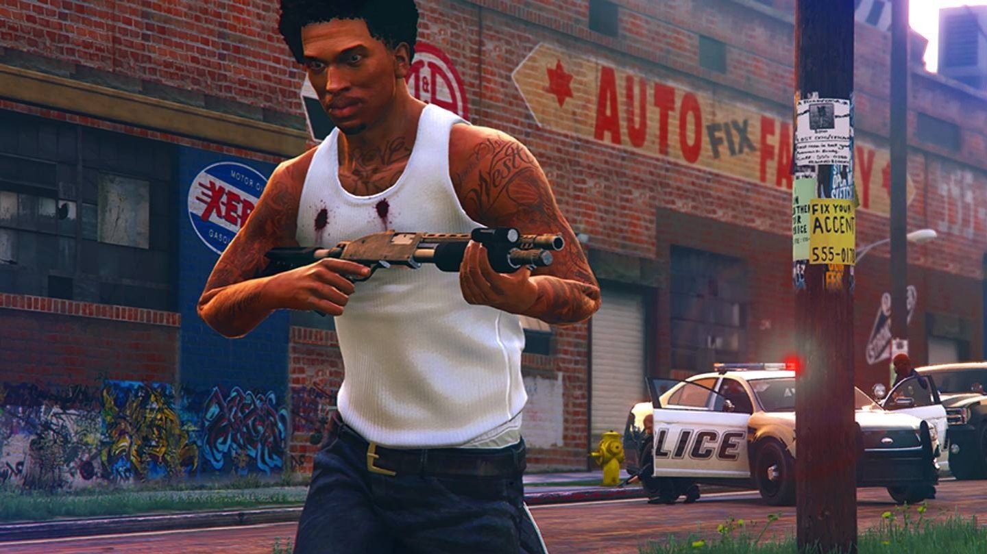 Among gta. GTA 5 Carl Johnson. Карл Джонсон в ГТА 5. Карл Джонсон в ГТА 4. Карл Джонсон в ГТА 5 HD.