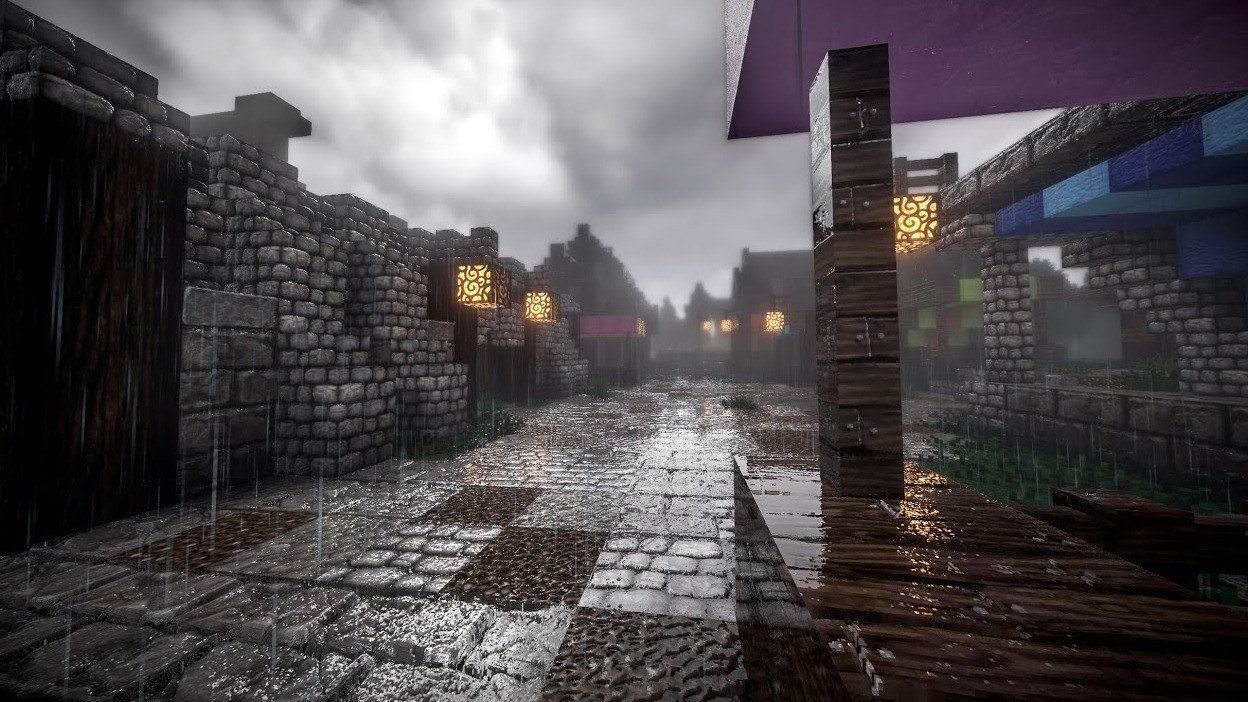Как убрать дождь в Minecraft