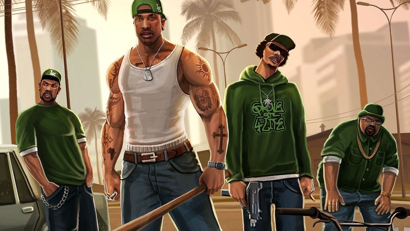 Ютубер показал трейлер GTA San Andreas 2: пожилой Си Джей снова на Грув  Стрит - CQ