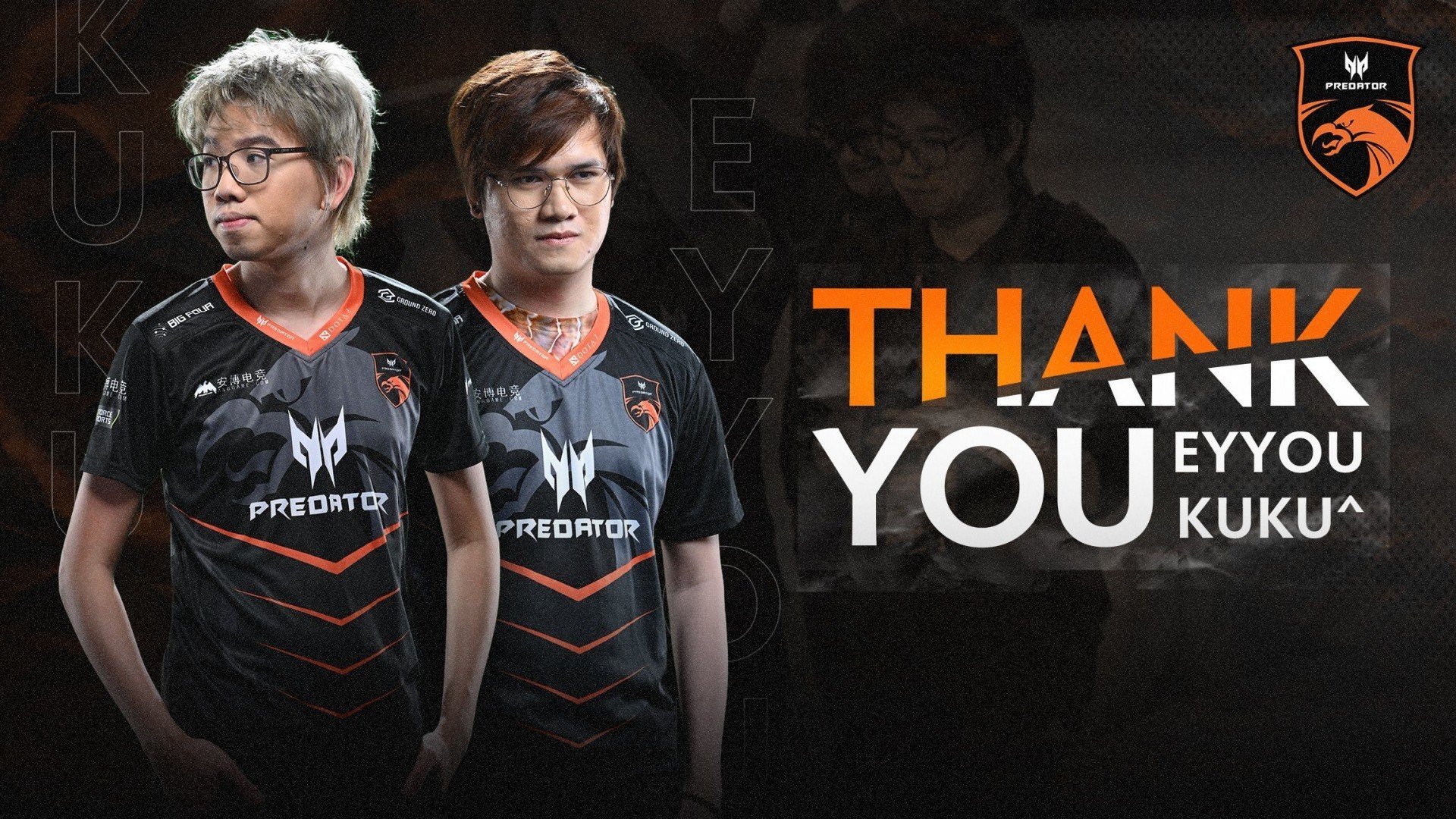 Kuku и Eyyou покинули состав TNC Predator по Dota 2