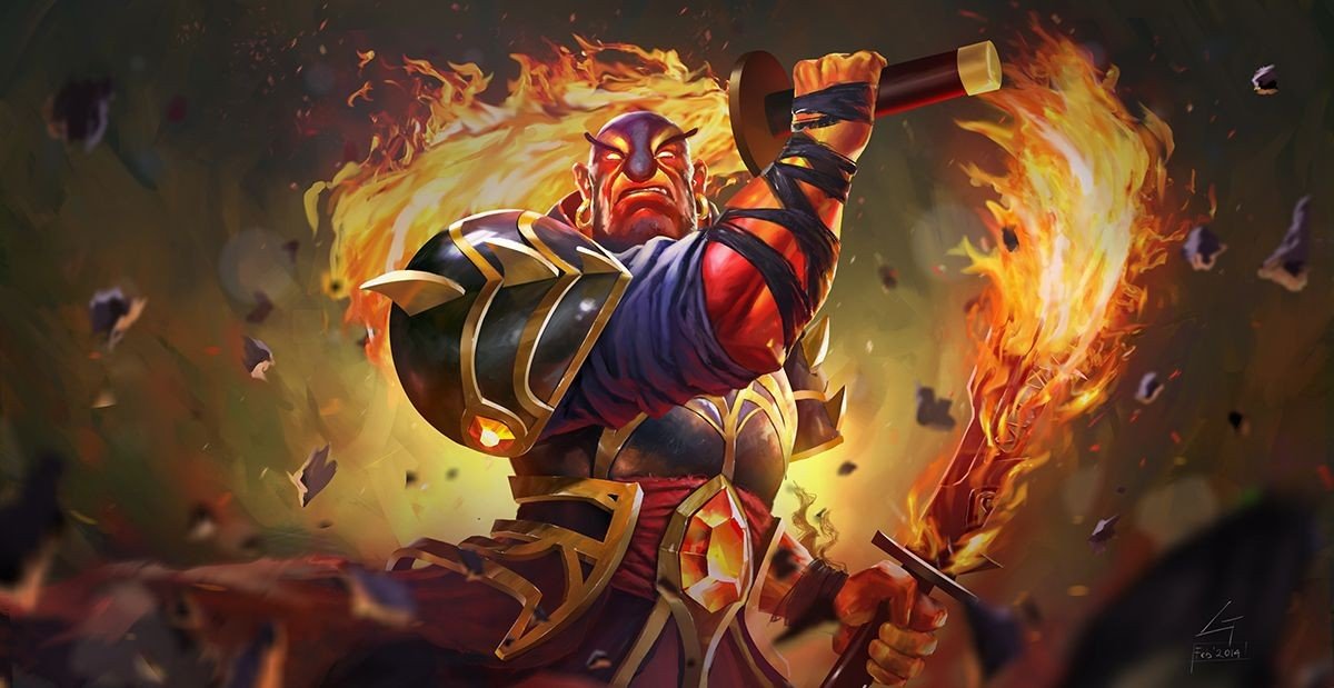 Видео стример поджег себя ради косплея Эмбера из Dota 2