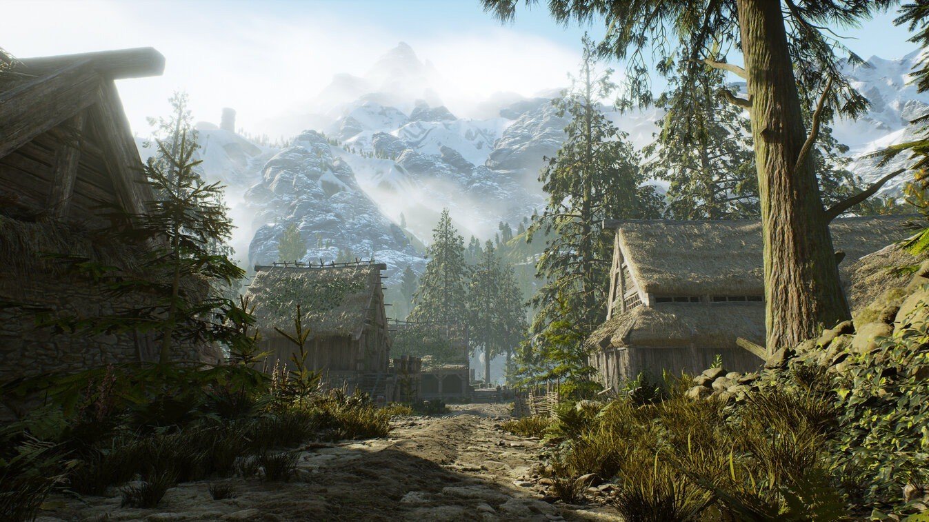 На Skyrim установили почти 2 тысячи модов и добились графики Unreal Engine 5