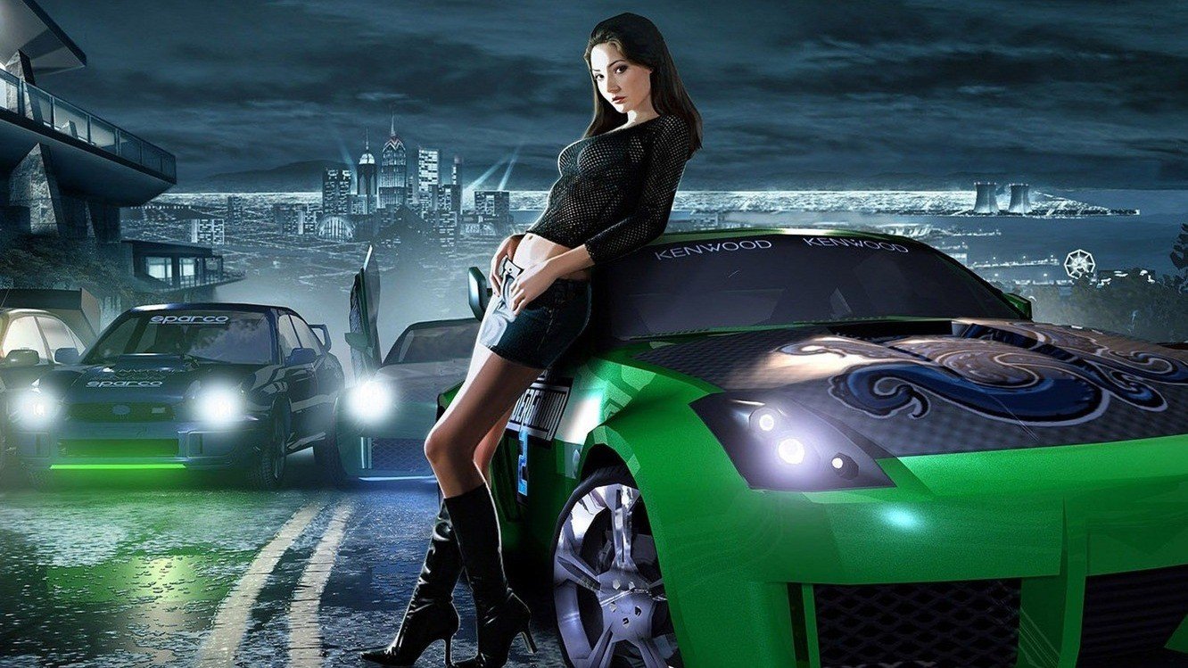 Андеграунд ремейк. Стритрейсинг арт. NFS u2. Need for Speed машины. Заставка нфс.