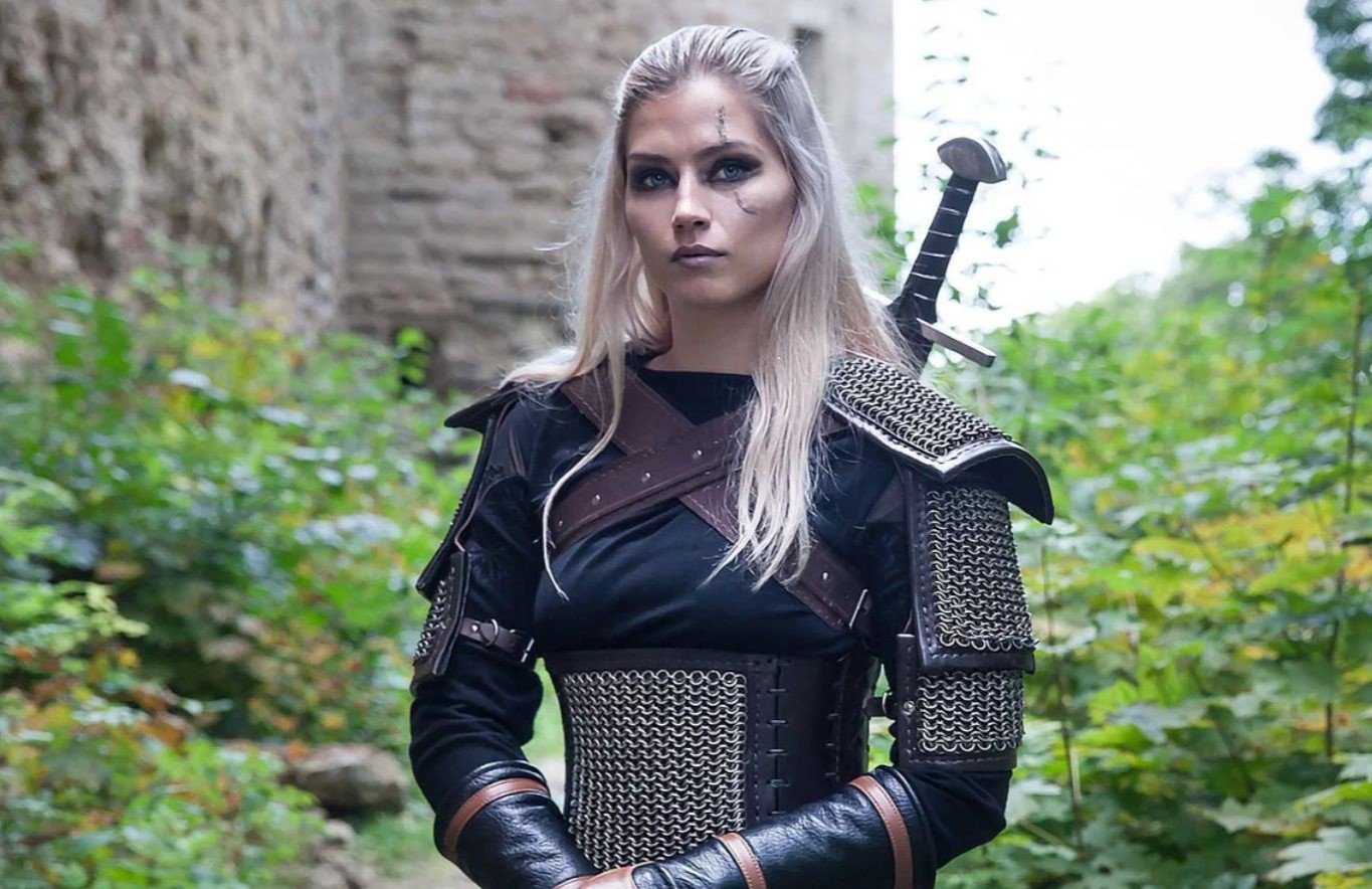 Геральта из The Witcher 3 изобразили в виде девушки