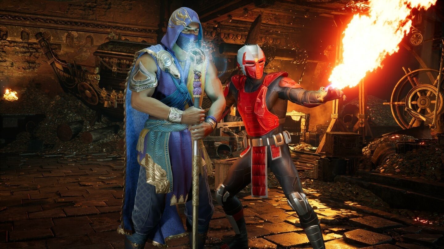 Рейна и Сектора из Mortal Kombat 1 можно разглядеть детально на новом скриншоте