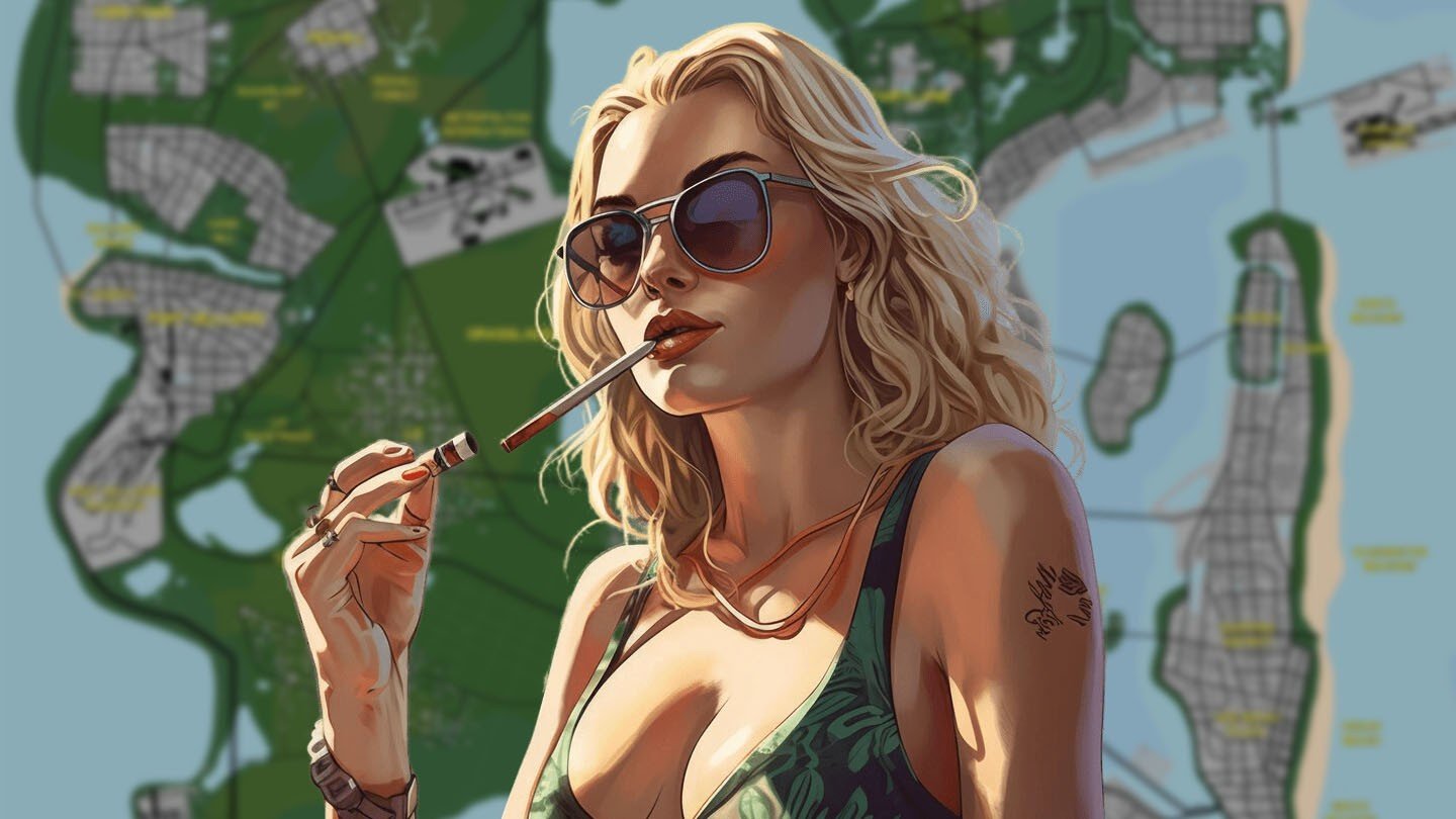Фанат создал детальную карту GTA 6 с ВайсСити и множеством островов