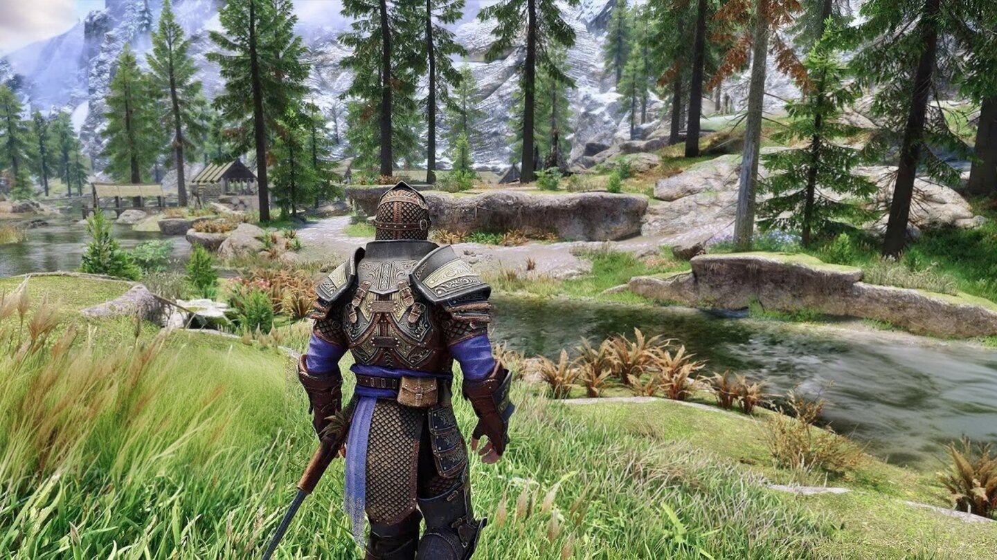Ютубер показал Skyrim с некстген графикой  Starfield такое и не снилось