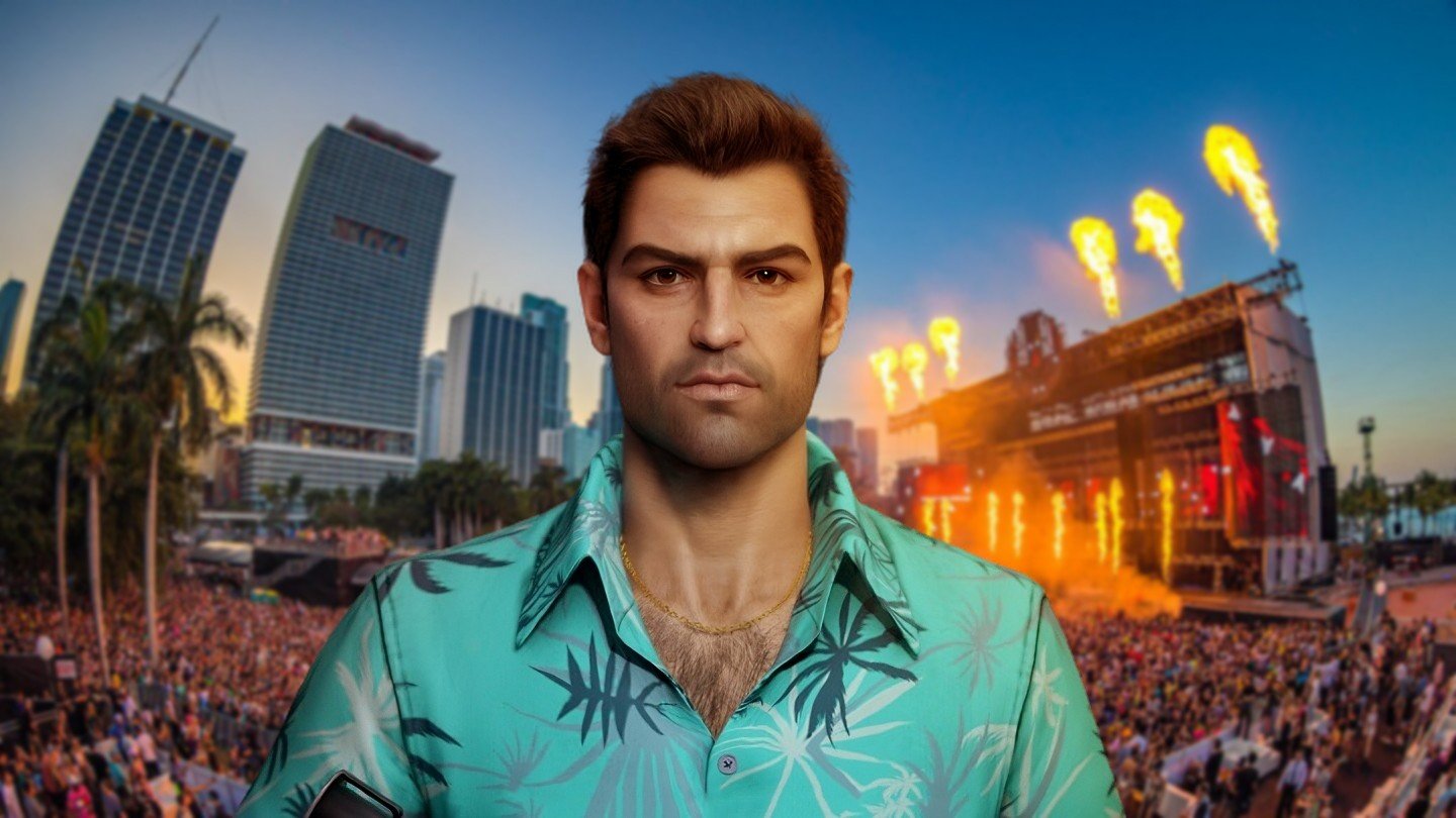Видео в стиле GTA Vice City с музыкального фестиваля восхитило фанатов игры