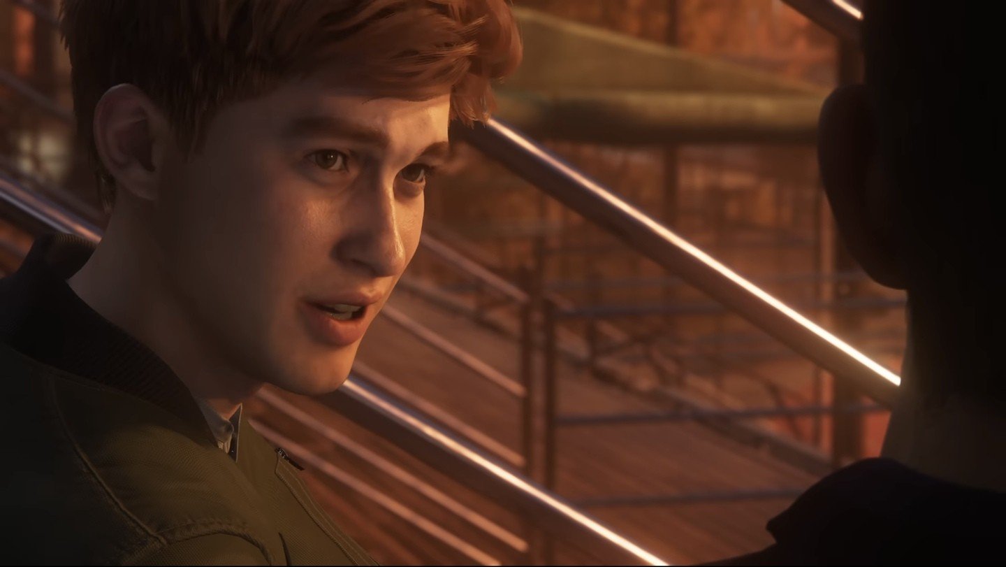 Гарри Осборн  симбиот В Сеть слили стартовый экран Marvels SpiderMan 2