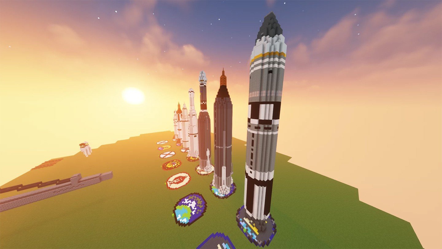 Minecraft как сделать ракету