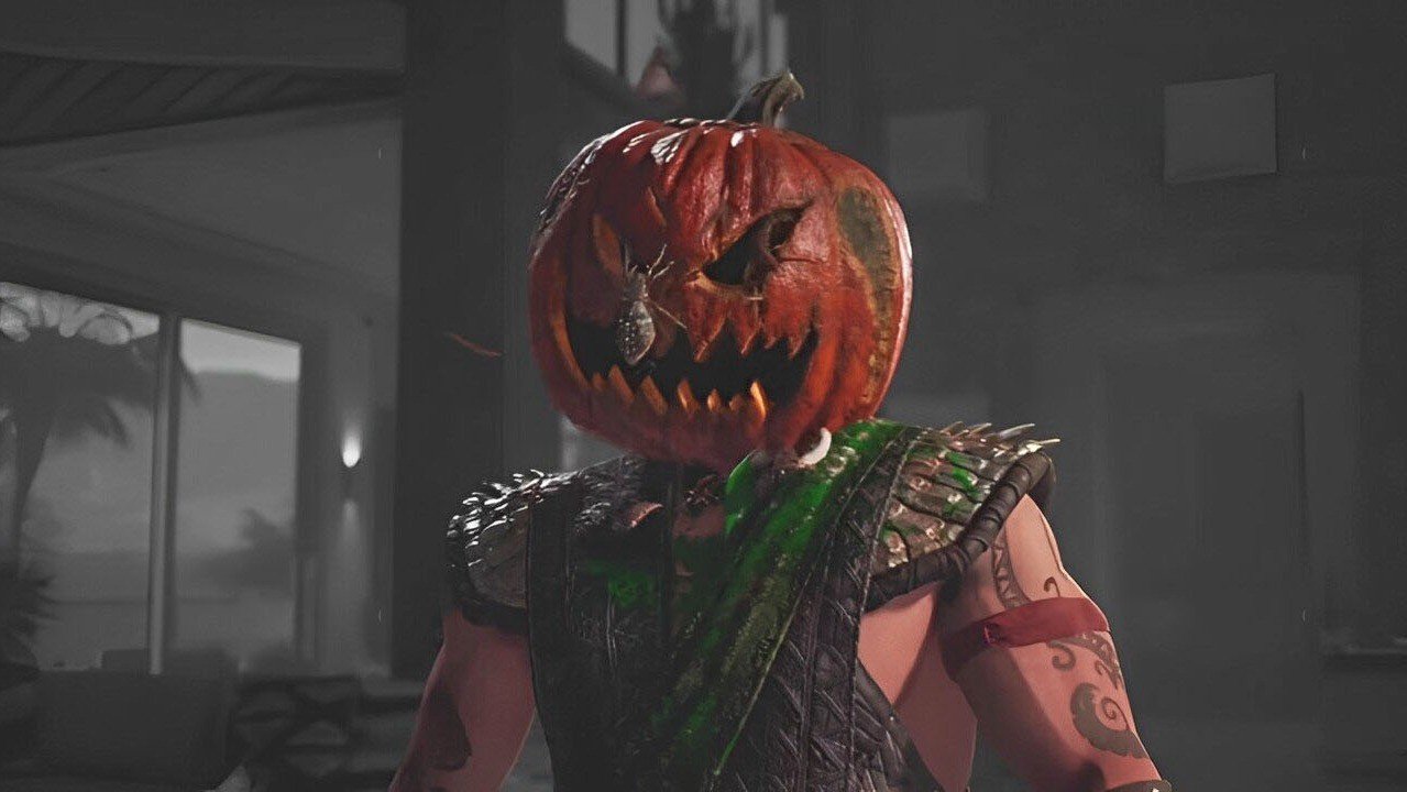 В Mortal Kombat 1 добавили хэллоуинское фаталити с тыквой  просто отвал башки