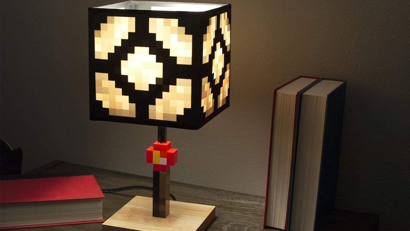 Как сделать лампу в Minecraft