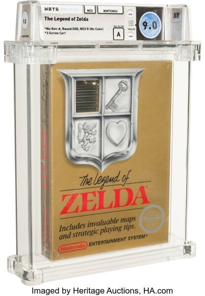 Картридж The Legend of Zelda продали на аукционе за 65 миллионов рублей