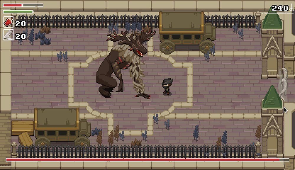 Bloodborne появился на ПК Правда в 2D и носит название Yarntown