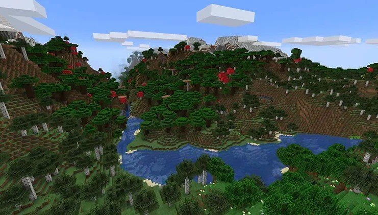 В тестовой версии Minecraft появился новый биом это часть обновления Пещеры и Скалы