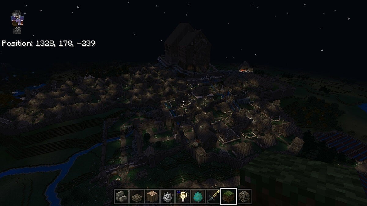 В Minecraft воссоздали крупнейший город из Skyrim