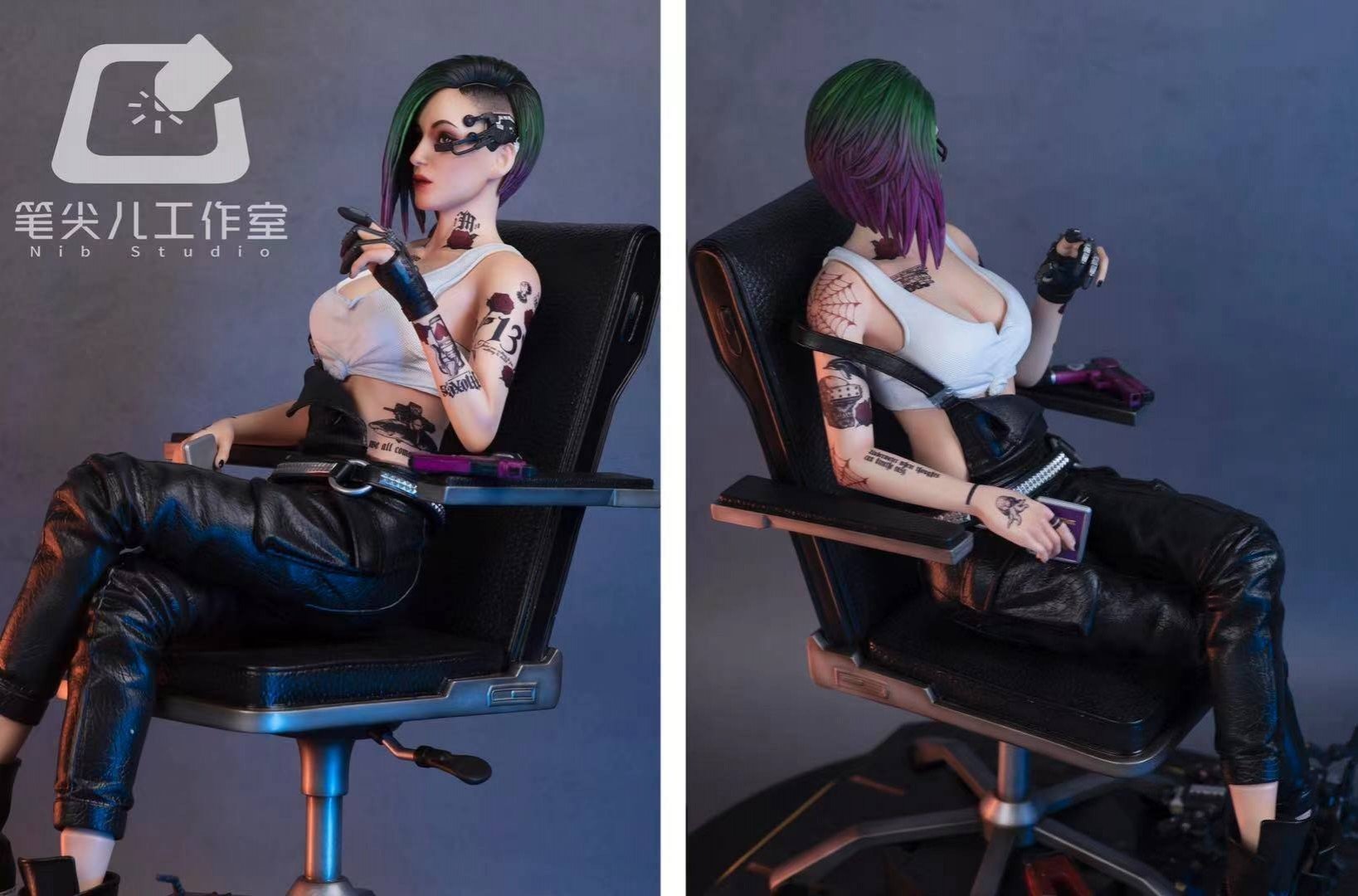 Представлена фигурка Джуди Альварес из Cyberpunk 2077  ее можно полностью раздеть