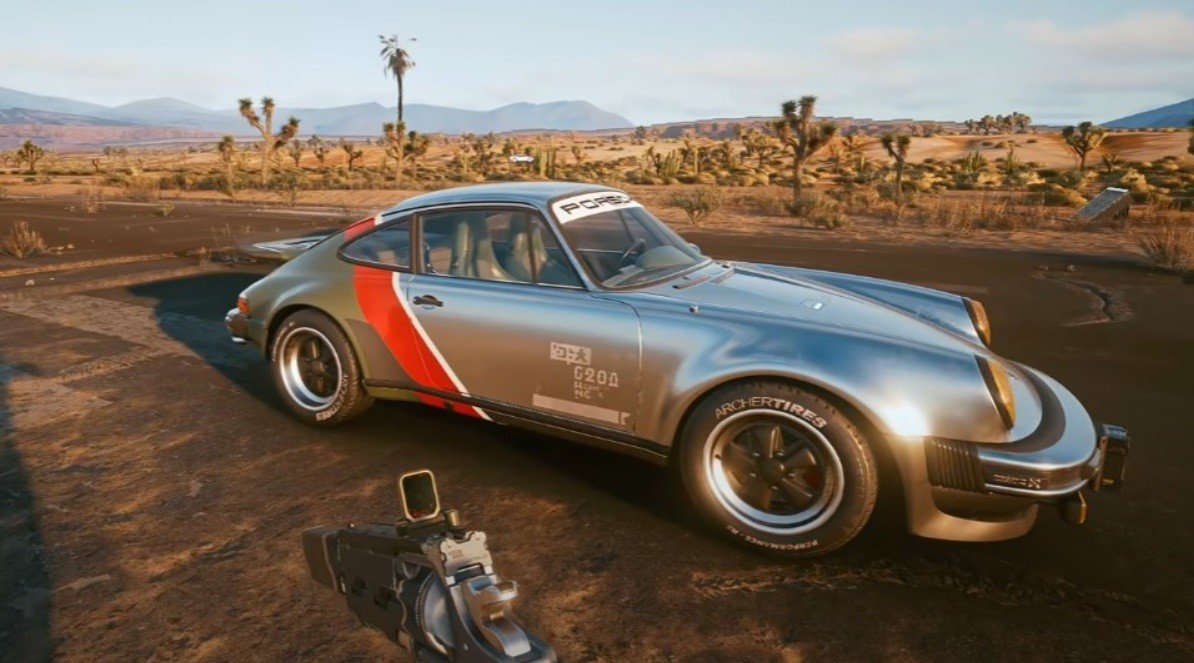 Машина для Киану Ривза мастер воссоздал Porsche Сильверхенда из Cyberpunk 2077