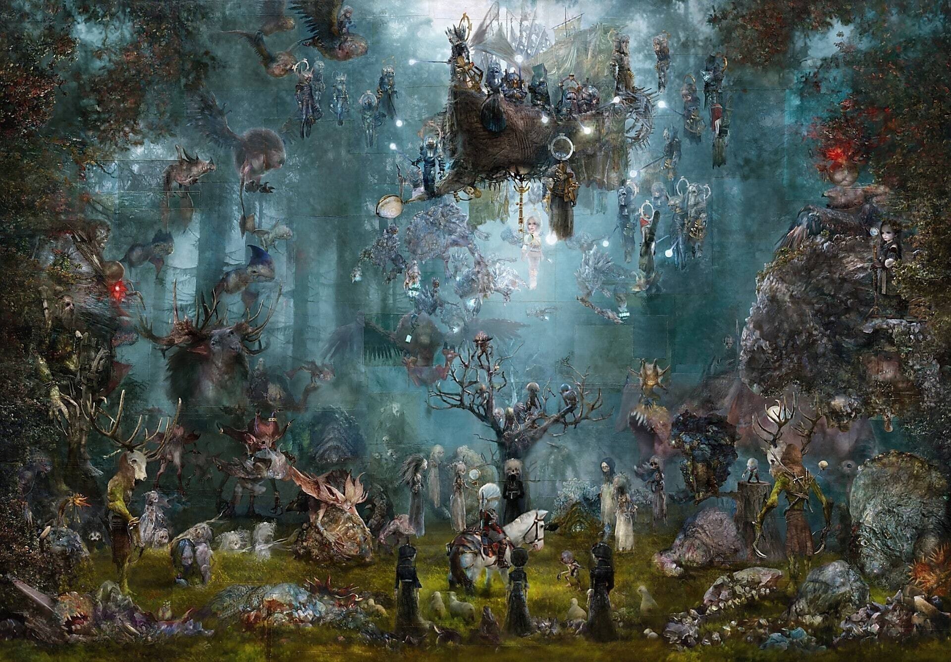 Художник нарисовал картину по мотивам The Witcher 3 ее продают за 20 тысяч долларов