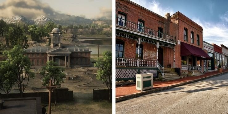 Локации Red Dead Redemption 2 и их реальные аналоги