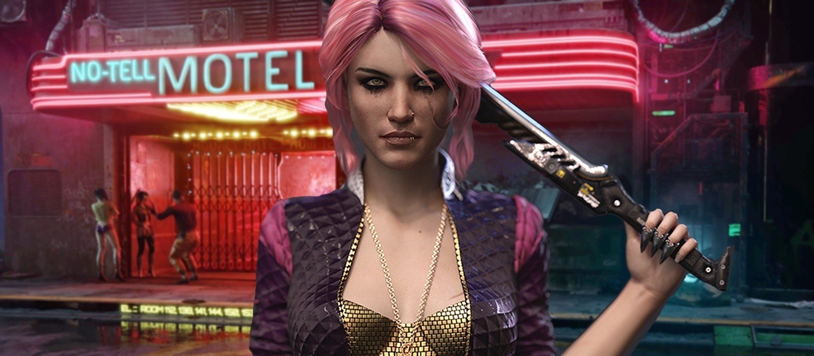 Цири из Ведьмака 3 в стиле Cyberpunk 2077  фанарт от thenolifer