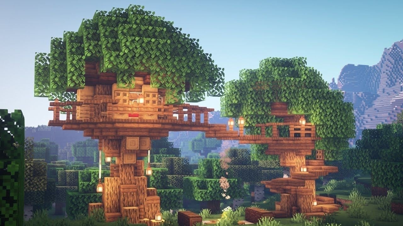 Как построить крутой дом на дереве в Майнкрафте: советы и примеры