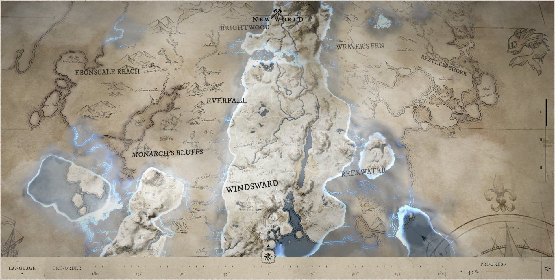 Интерактивные карты New World
