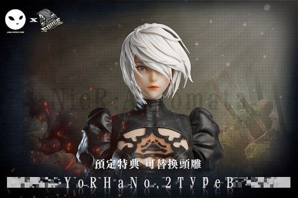 Сексигрушка 2B из NieR Automata в полный рост грудь и попа сделаны из силикона