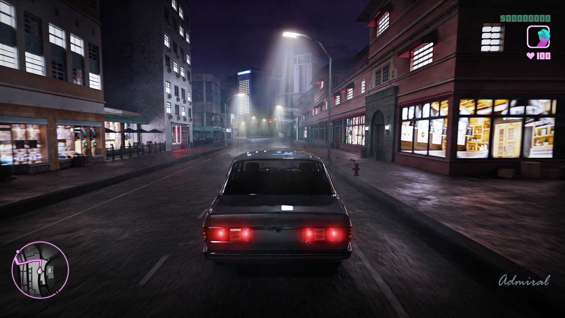Rockstar можно так же Художник нарисовал фотореалистичную сцену из GTA Vice City