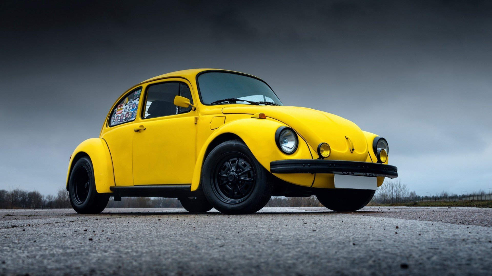 Volkswagen Beetle 1963 желтый