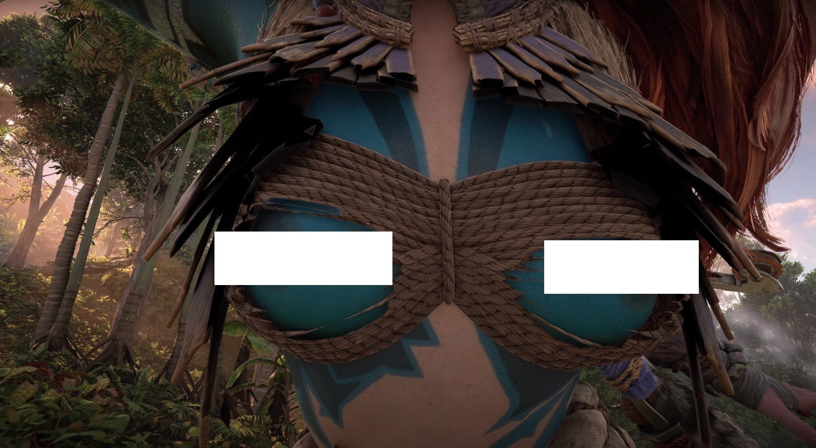 Как выглядит голая грудь Элой из Horizon Forbidden West геймеры знают как ее увидеть