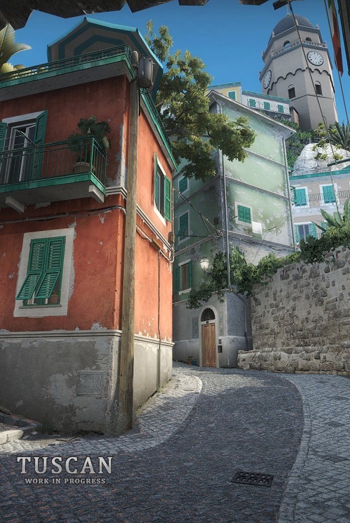 Создатель ремейка Tuscan для CSGO показал новые скриншоты карты
