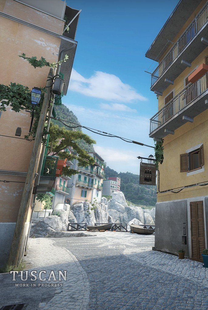 Создатель ремейка Tuscan для CSGO показал новые скриншоты карты