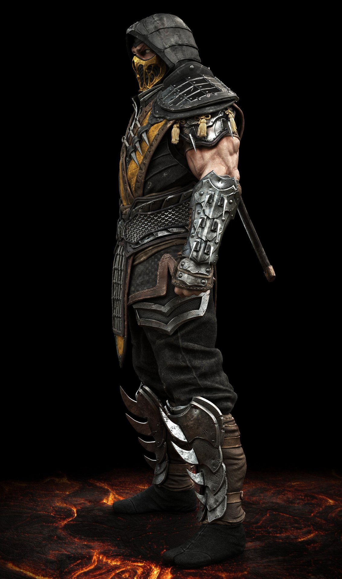 Дизайнер показал свою версию Скорпиона из Mortal Kombat он похож на Шреддера