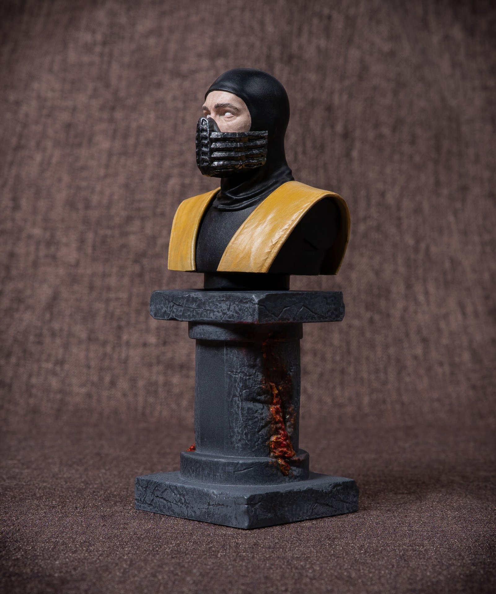 Скульптор показал бюсты персонажей Mortal Kombat сделанные на 3Dпринтере