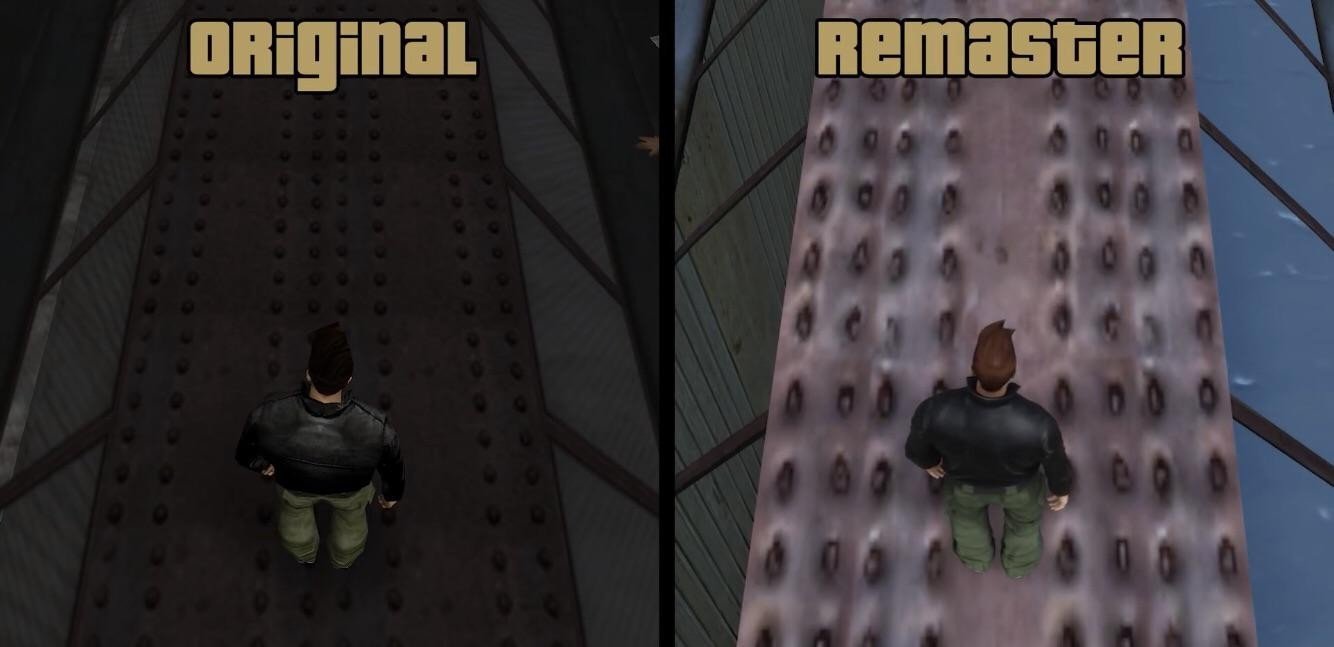 Игрок выяснил что текстуры в ремастере GTA 3 хуже чем в оригинале 2001 года
