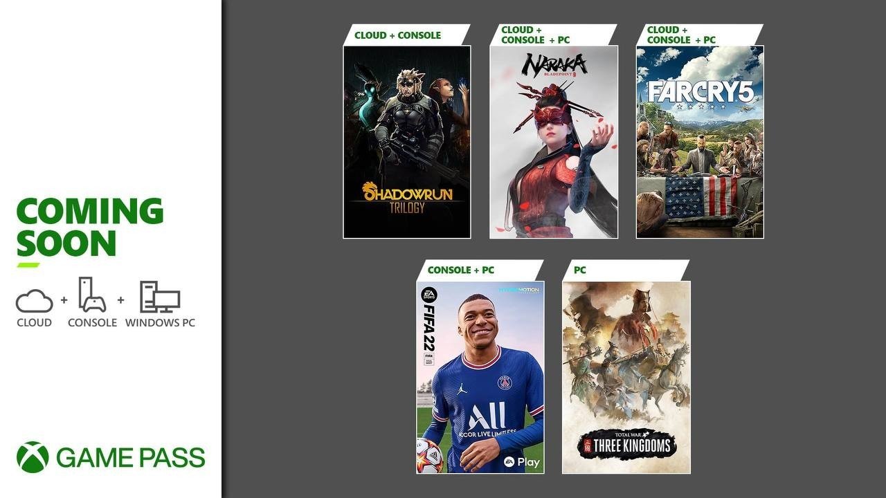 Названы 5 бесплатных игр которые появятся в Xbox Game Pass в июне и июле 2022 года