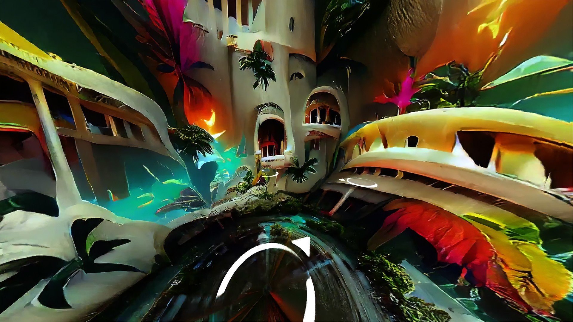 Нейросеть создала 40 миров на Unreal Engine 5 по которым уже можно прогуляться
