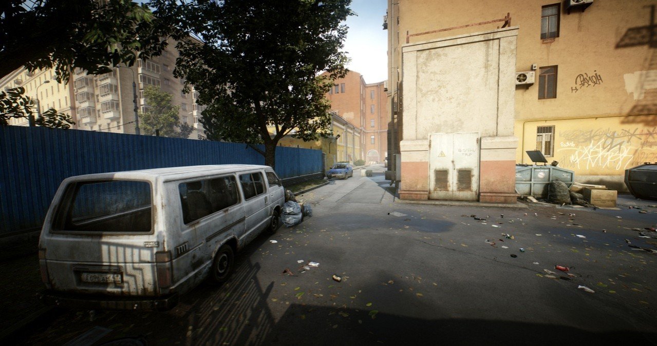 Новые скриншоты локации Улицы Таркова из Escape from Tarkov