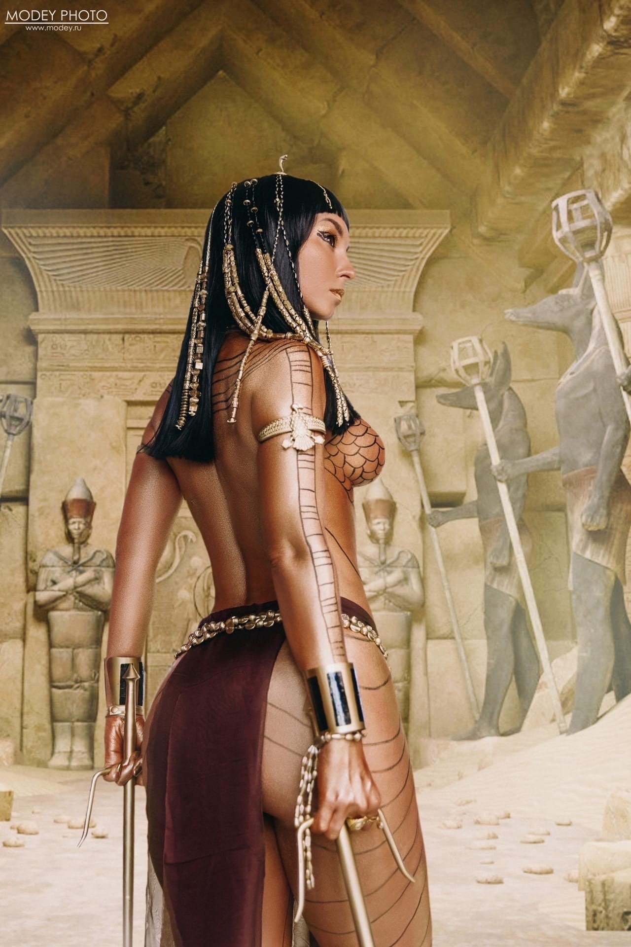 Имхотеп точно не устоит косплей от Анны Шаховской на Анкcунамун из фильма Мумия