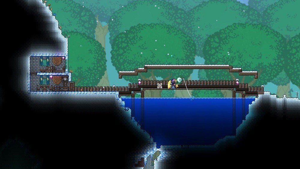 Подробный гайд по рыбалке Terraria