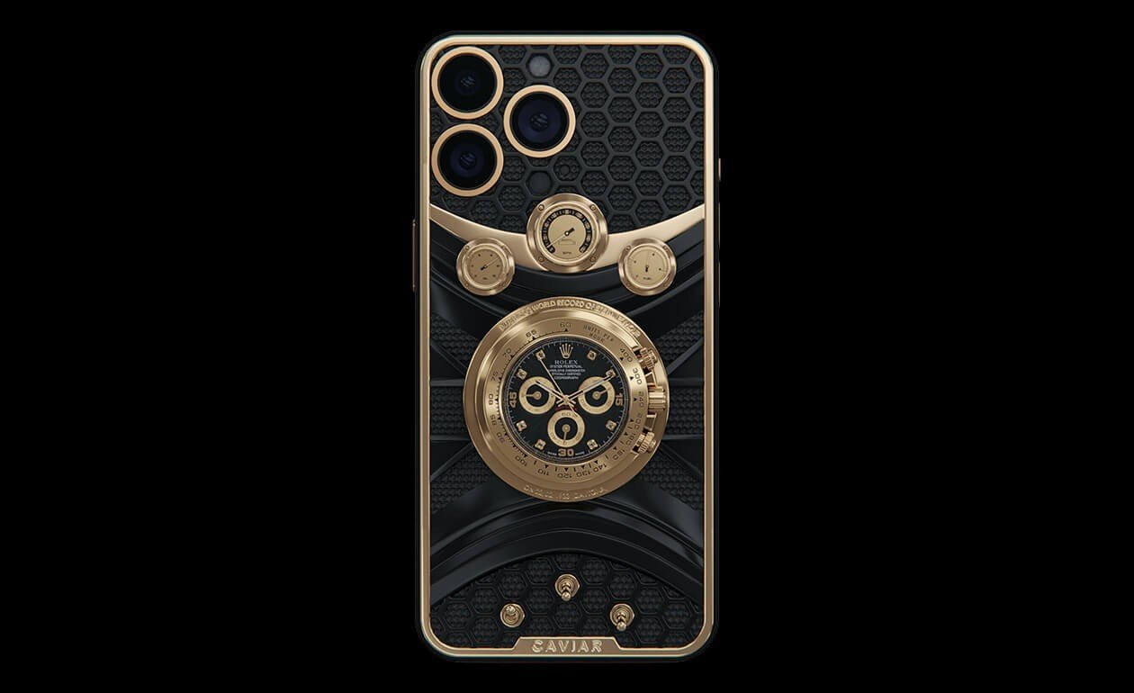 Эксклюзивный iPhone 14 Pro продают за 8 млн рублей в него встроены часы Rolex