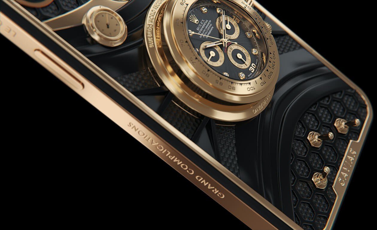 Эксклюзивный iPhone 14 Pro продают за 8 млн рублей в него встроены часы Rolex