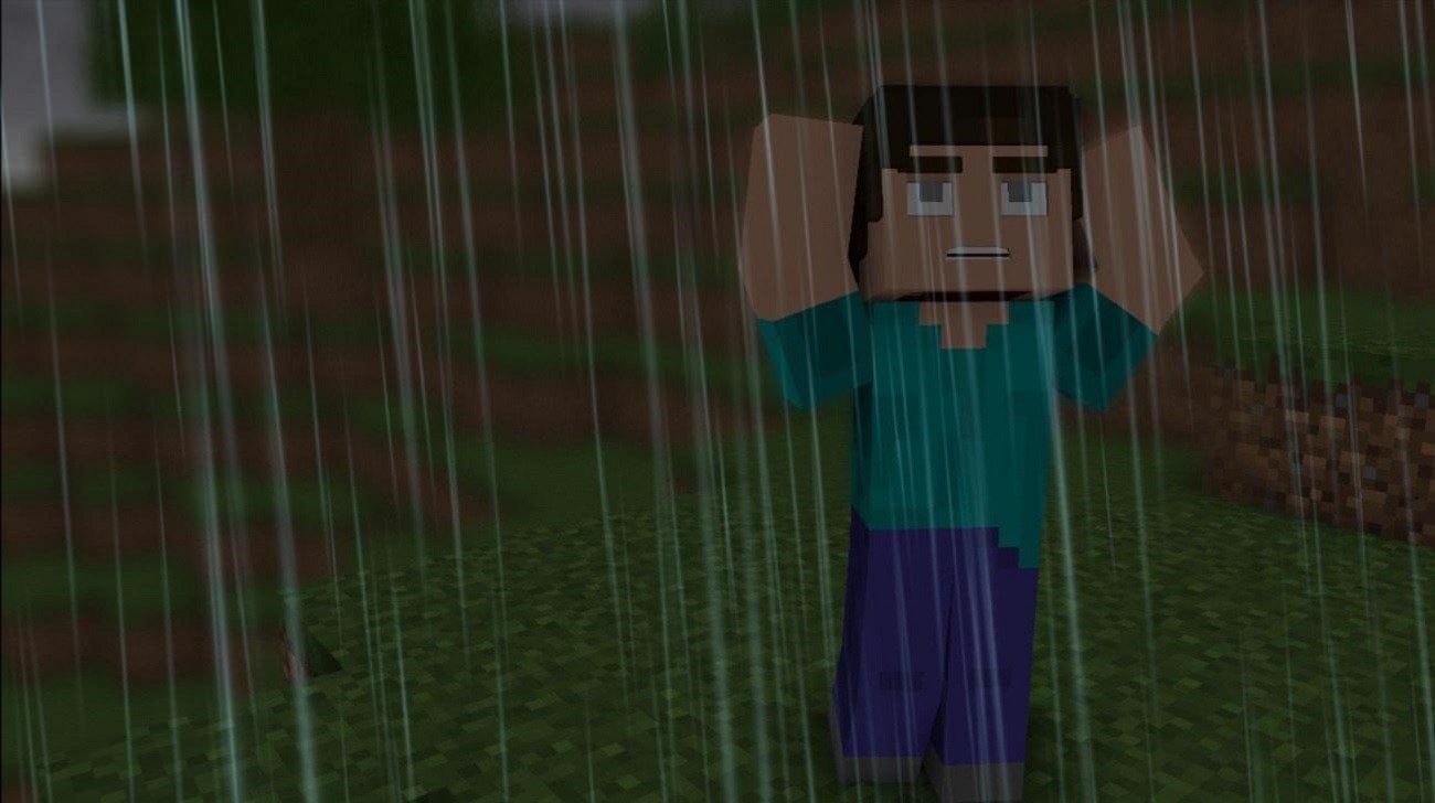 Как убрать дождь в Minecraft