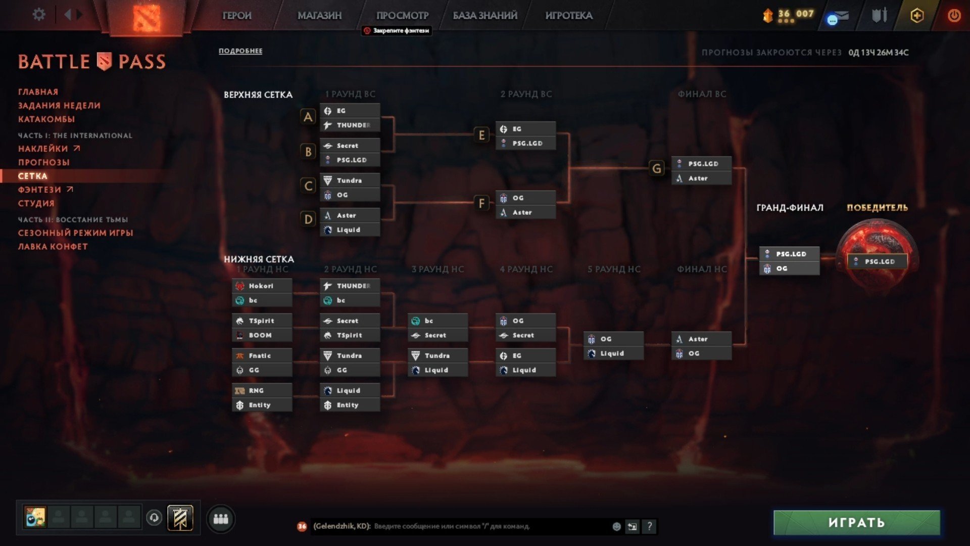 Предсказания на плей-офф The International 2022 - CQ