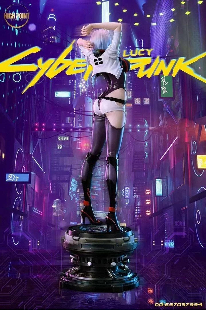 Вышла фигурка голой Люси из аниме по Cyberpunk с длинными ногами и большой грудью
