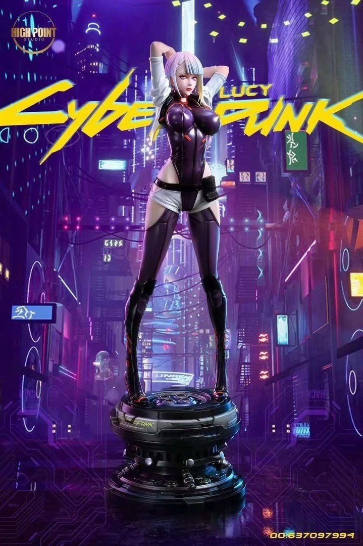 Вышла фигурка голой Люси из аниме по Cyberpunk с длинными ногами и большой грудью